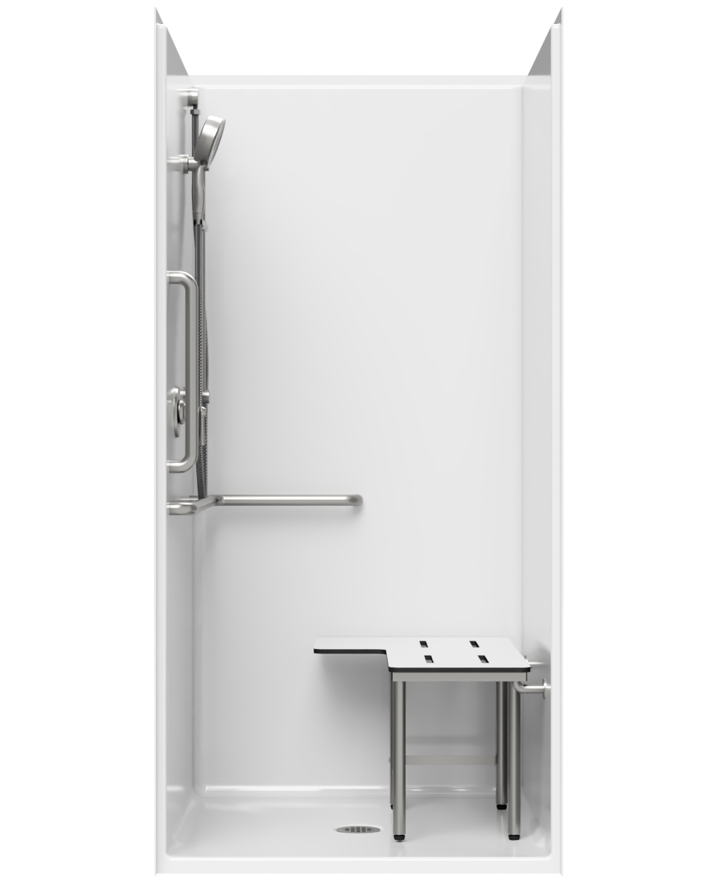 SinglePiece Transfer Shower